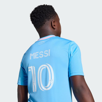 Adidas Kids' Inter Miami 25/26 Third Messi Jersey - Semi Blue Burst