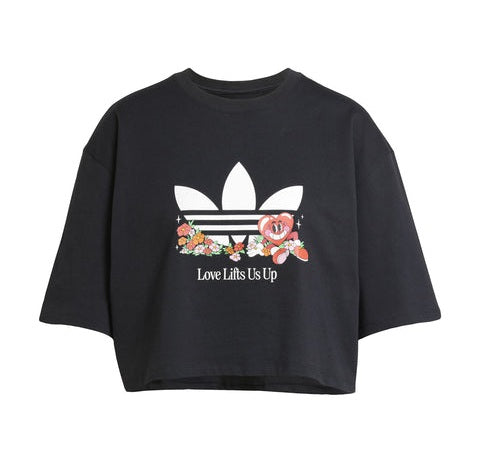 Adidas Women's Nelson Tee - Black / White / Multi