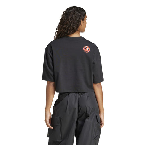 Adidas Women's Nelson Tee - Black / White / Multi