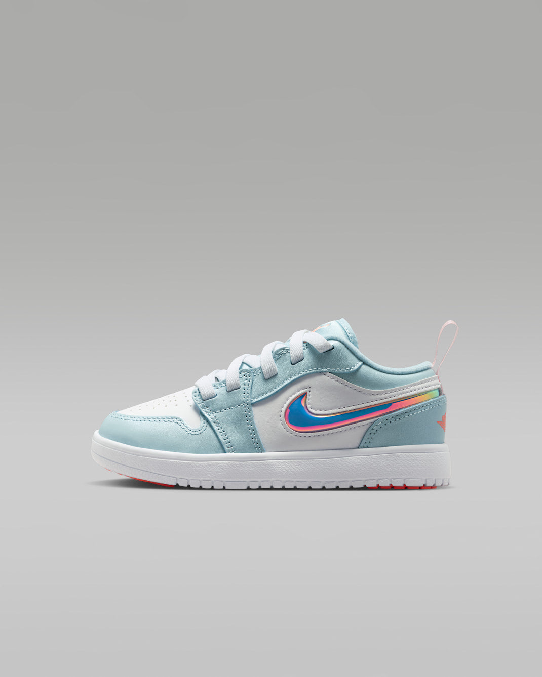 Nike Kids' Jordan 1 Low Alt Shoes - Ocean Bliss / White / Atomic Pink