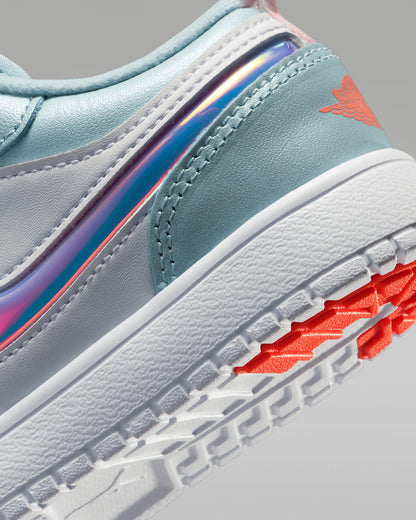 Nike Kids' Jordan 1 Low Alt Shoes - Ocean Bliss / White / Atomic Pink