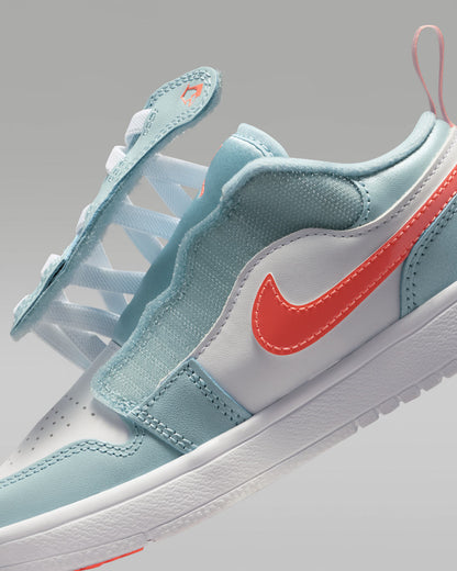 Nike Kids' Jordan 1 Low Alt Shoes - Ocean Bliss / White / Atomic Pink