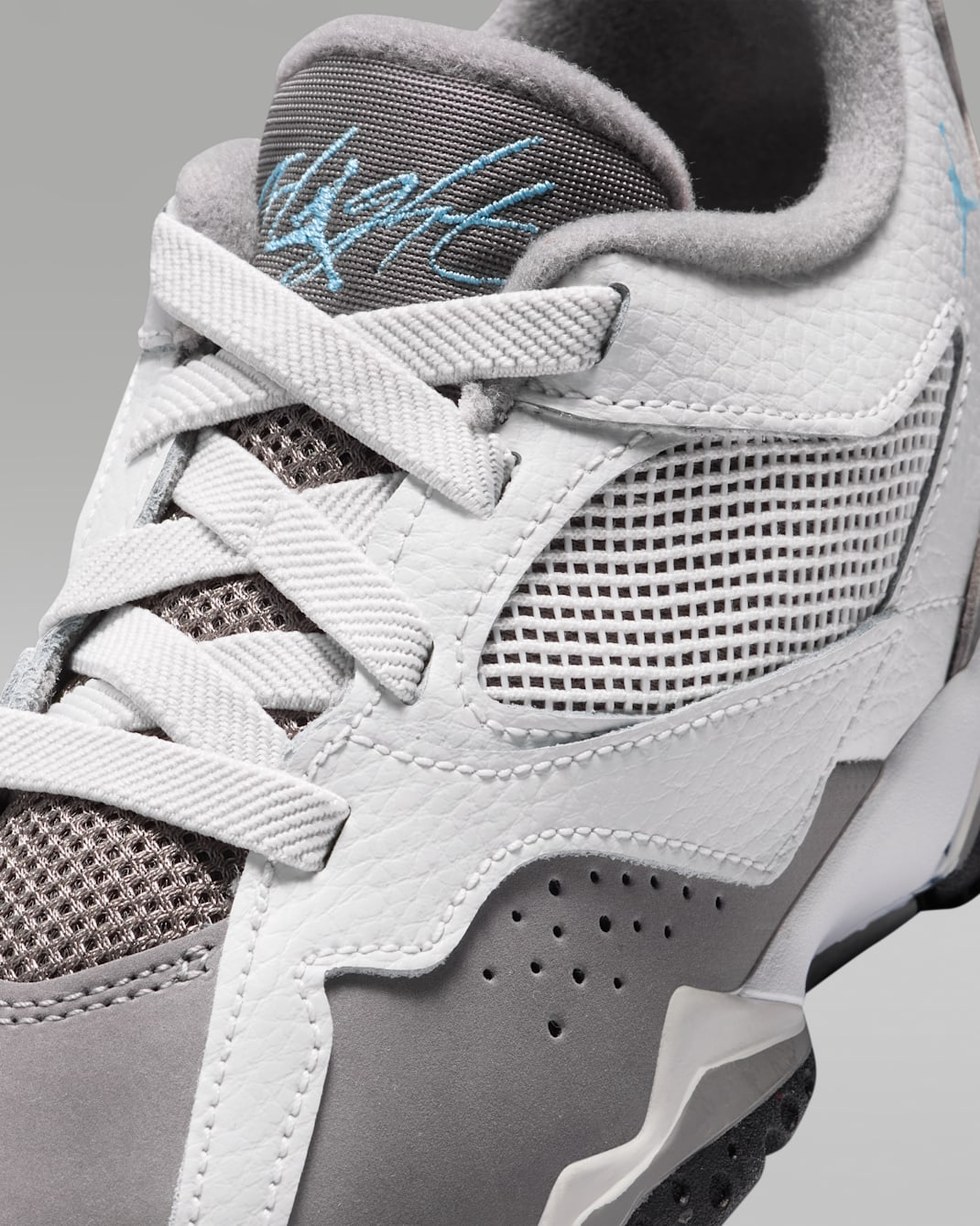 Nike Kids' Jordan Mvp 92 Shoes - Photon Dust / Flat Pewter / White / Blue Chill
