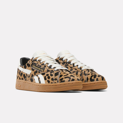 Reebok Women's Club C Grounds UK Shoes - Cheetah / Chalk