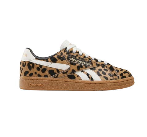 Reebok Women's Club C Grounds UK Shoes - Cheetah / Chalk