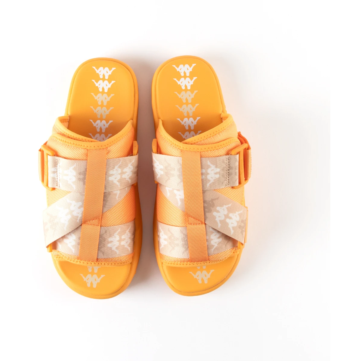 Kappa 222 Banda Mitel 7 Sandals - Orange / Beige