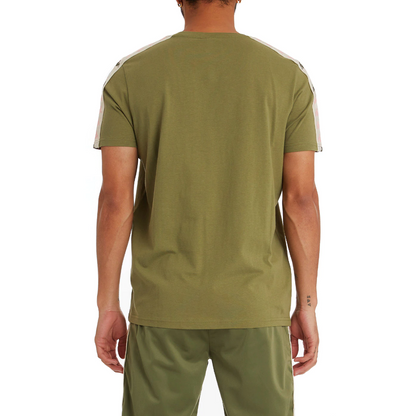 Kappa Men's 222 Banda Deto 2 T-Shirt - Green Olive