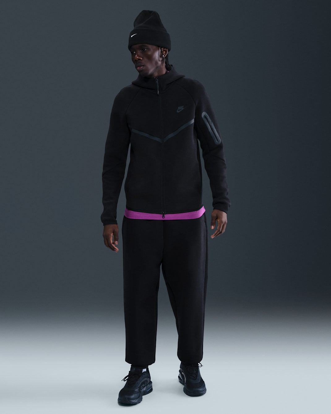 Nike Men's Tech Fleece Windrunner Full-Zip Jacket - Black