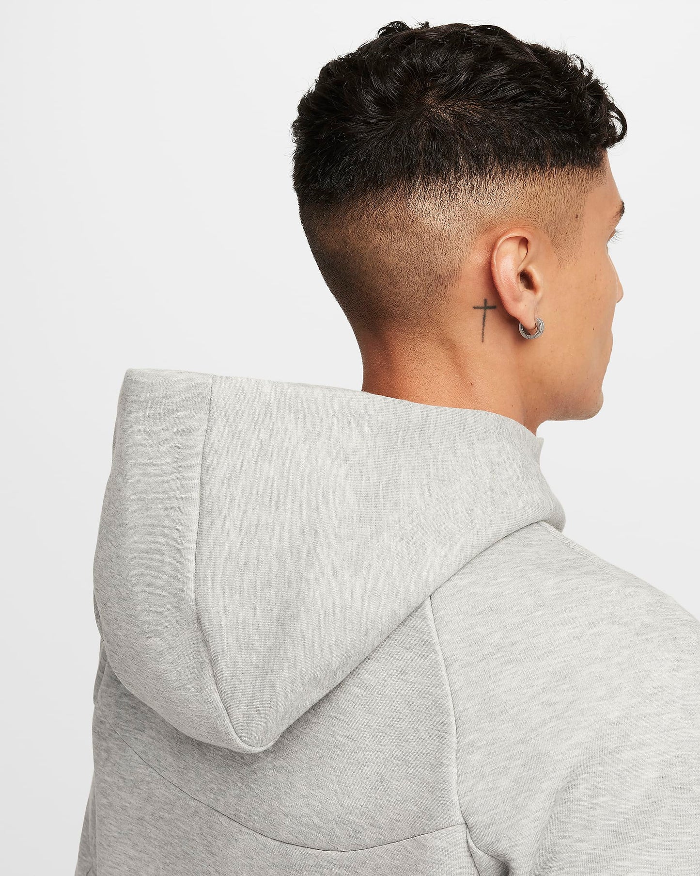 Nike Men's Tech Fleece Windrunner Full-Zip Jacket - Dark Grey Heather / Black