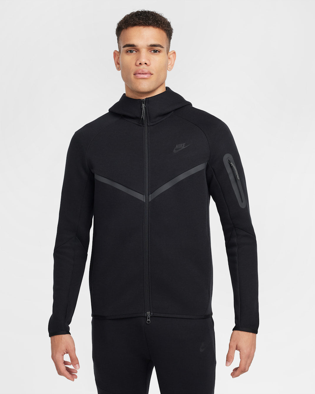 Nike Men's Tech Fleece Windrunner Full-Zip Jacket - Black