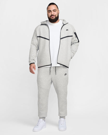 Nike Men's Tech Fleece Windrunner Full-Zip Jacket - Dark Grey Heather / Black