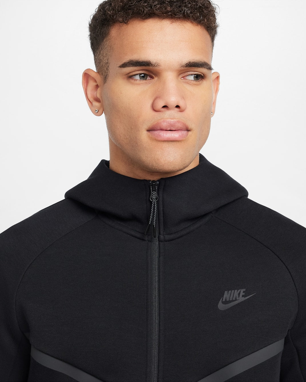 Nike Men's Tech Fleece Windrunner Full-Zip Jacket - Black