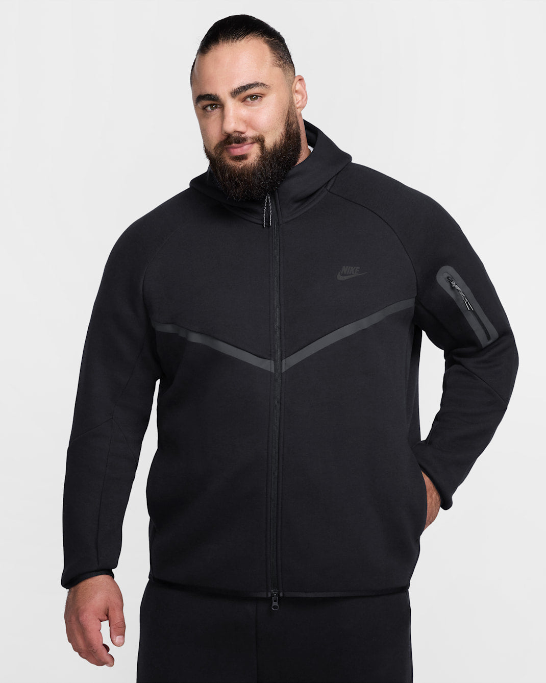 Nike Men's Tech Fleece Windrunner Full-Zip Jacket - Black