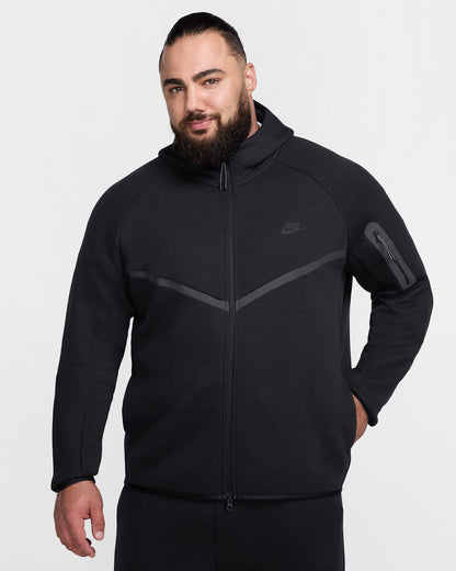 Nike Men's Tech Fleece Windrunner Full-Zip Jacket - Black