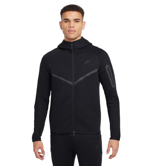 Nike Men's Tech Fleece Windrunner Full-Zip Jacket - Black