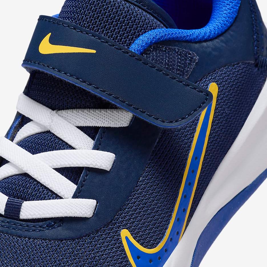 Nike Kids' Omni Multi Court Shoes - Midnight Navy / Saturn Gold / White / Hyper Royal