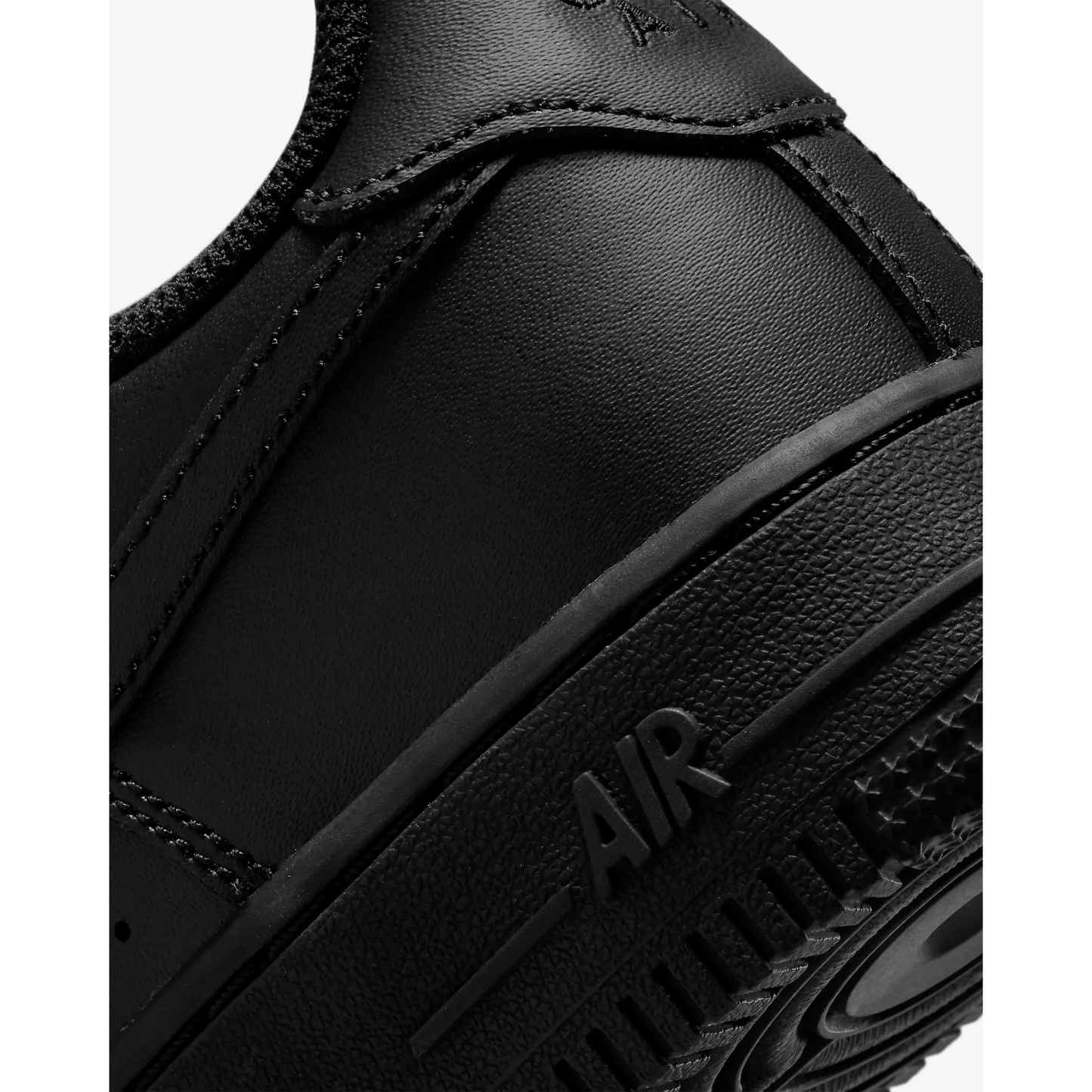 Nike Kids' Air Force 1 LE Shoes - All Black