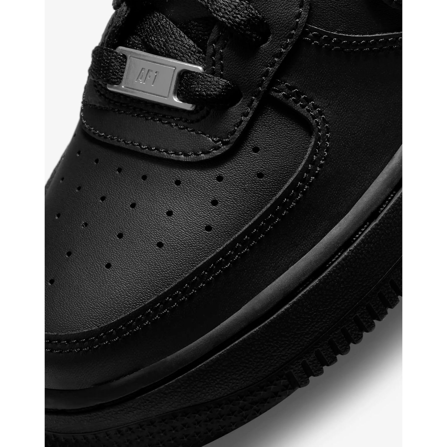 Nike Kids' Air Force 1 LE Shoes - All Black
