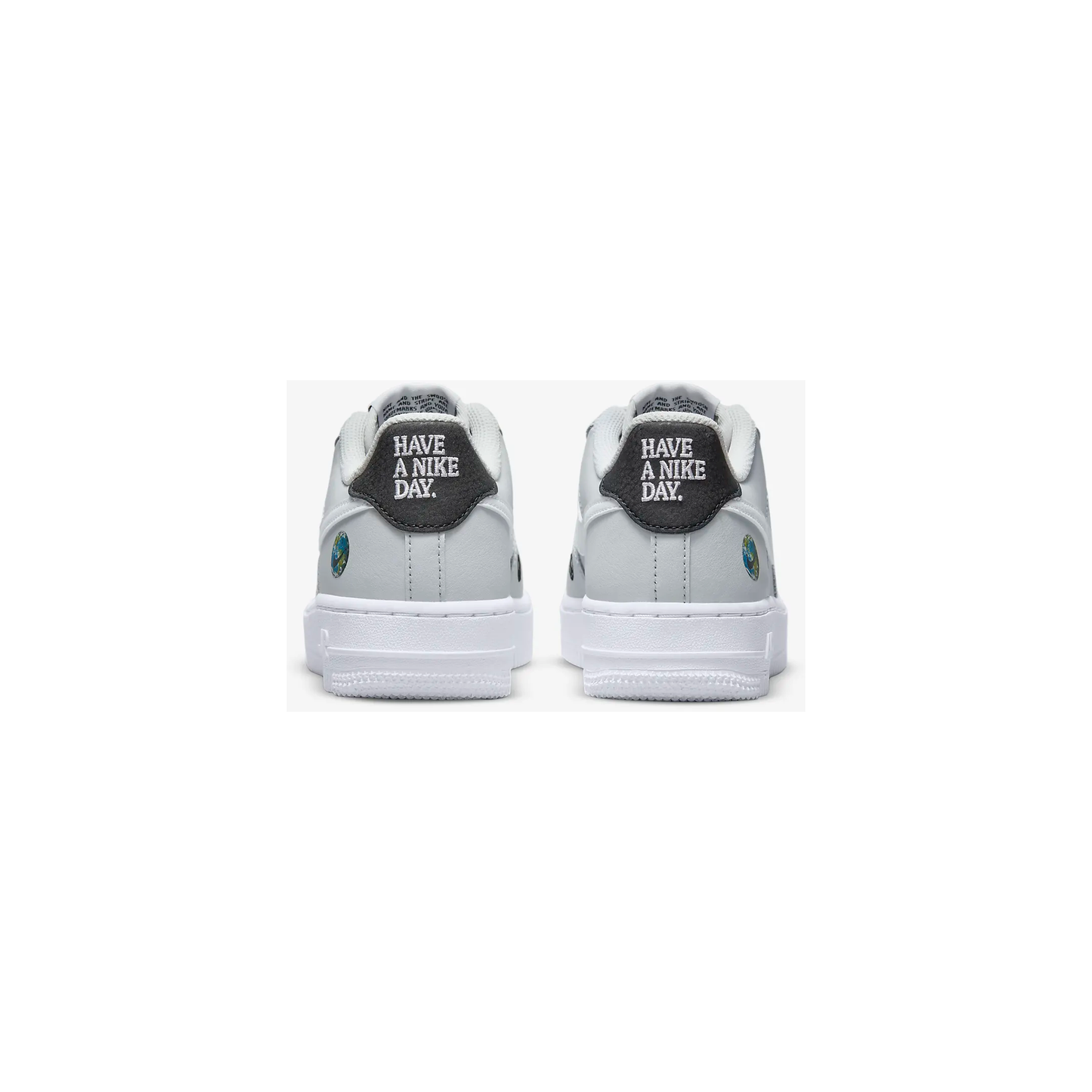 Nike Kids' Air Force 1 LV8 Shoes - Photon Dust / Black / Chlorophyll / White