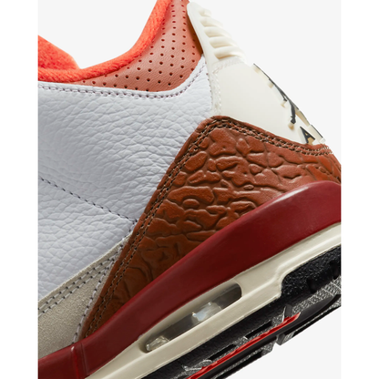 Nike Kids' Air Jordan 3 Retro SE Shoes - White / Mars Stone / Team Orange / Black