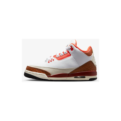 Nike Kids' Air Jordan 3 Retro SE Shoes - White / Mars Stone / Team Orange / Black
