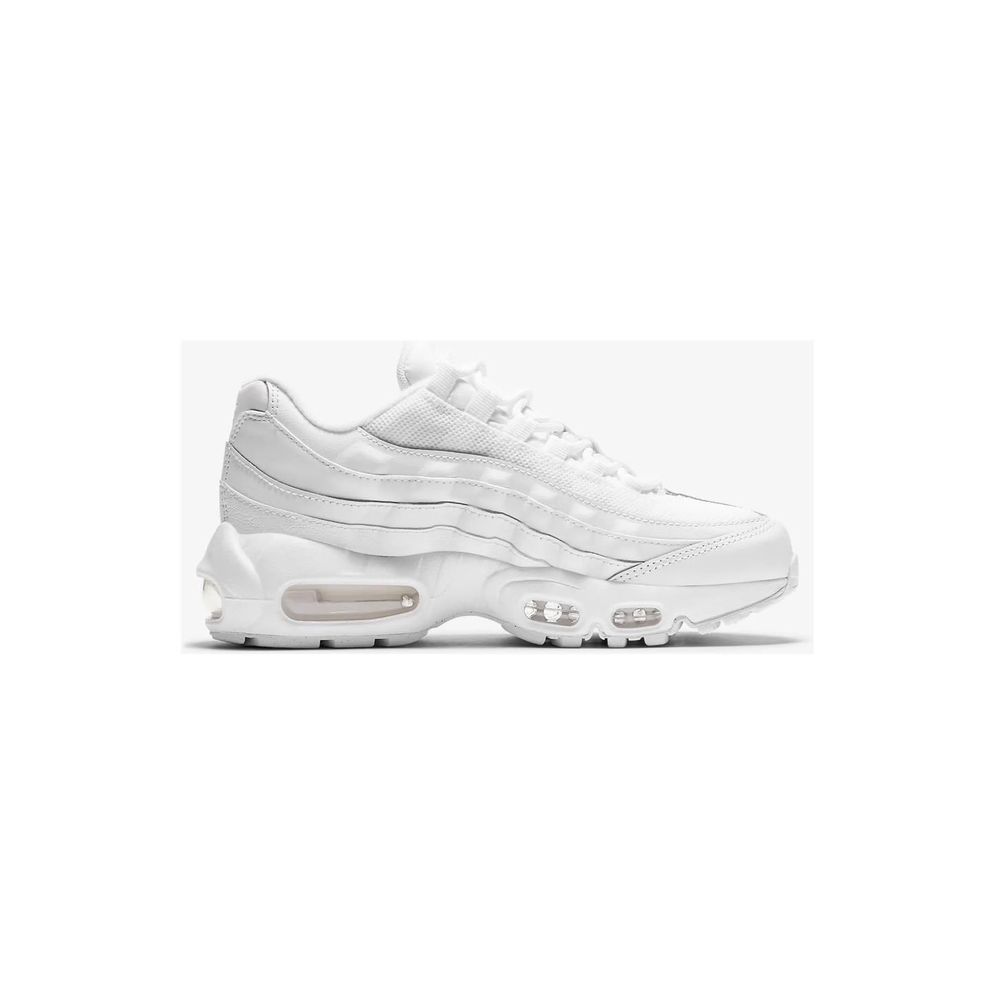 Nike Kids' Air Max 95 Recraft Shoes - All White