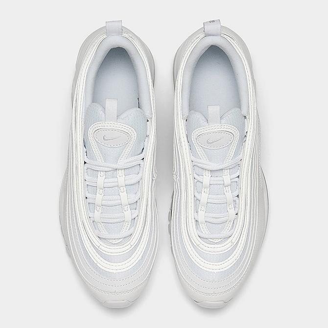 Nike Kids' Air Max 97 Casual Shoes - White / Metallic Silver