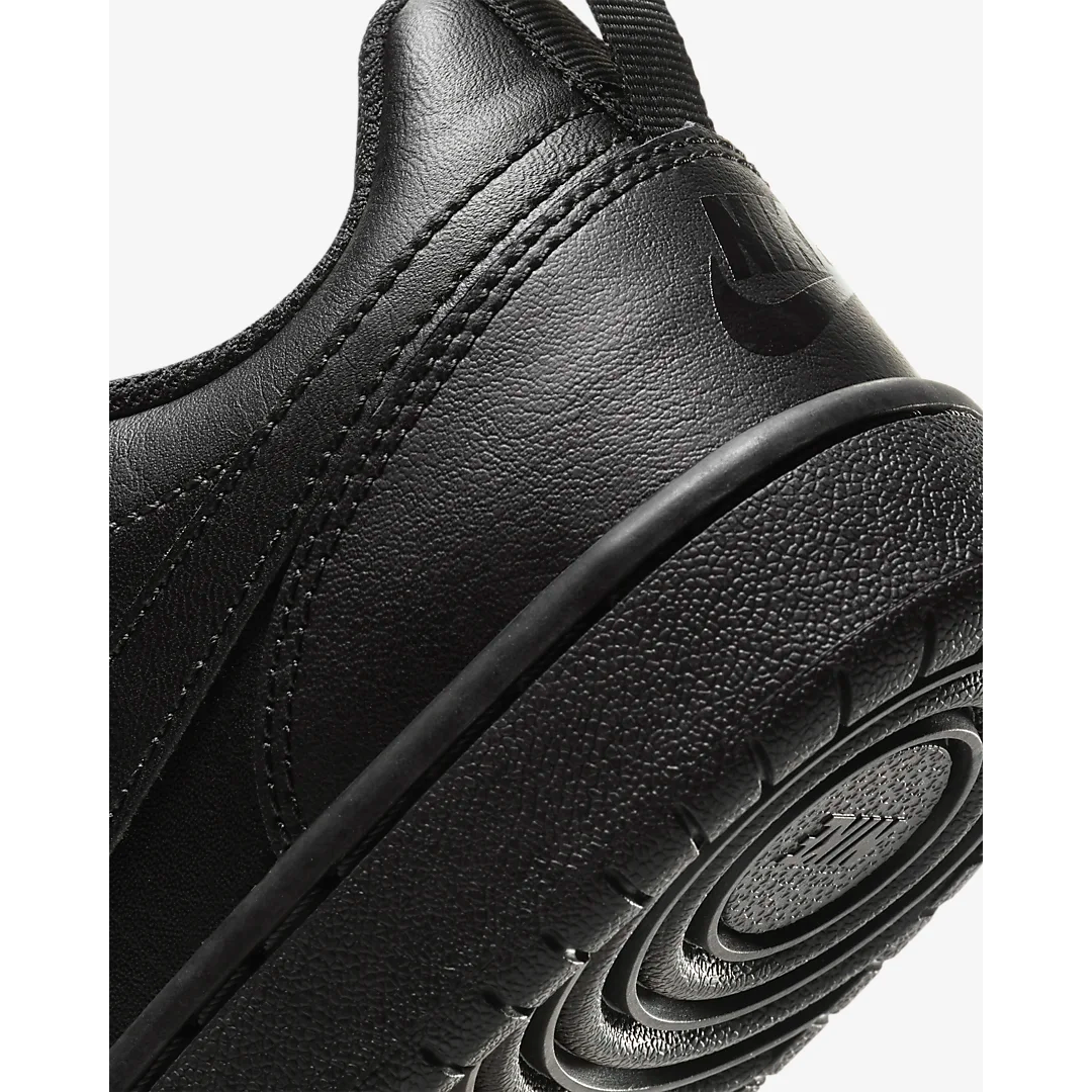 Nike Kids' Court Borough Low 2 Shoes - All Black