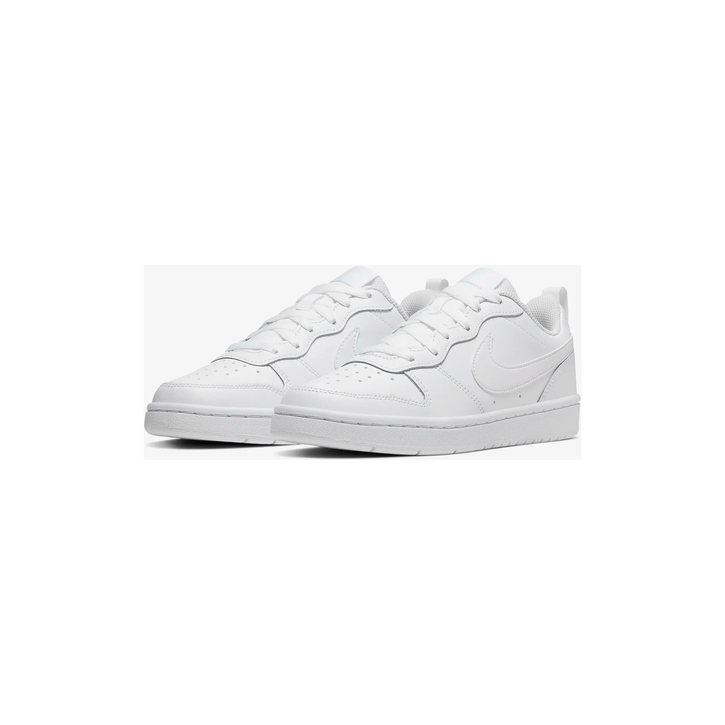 Nike Kids' Court Borough Low 2 Shoes - All White