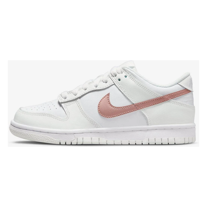 Nike Kids' Dunk Low GS Shoes - Summit White / Metallic Red Bronze