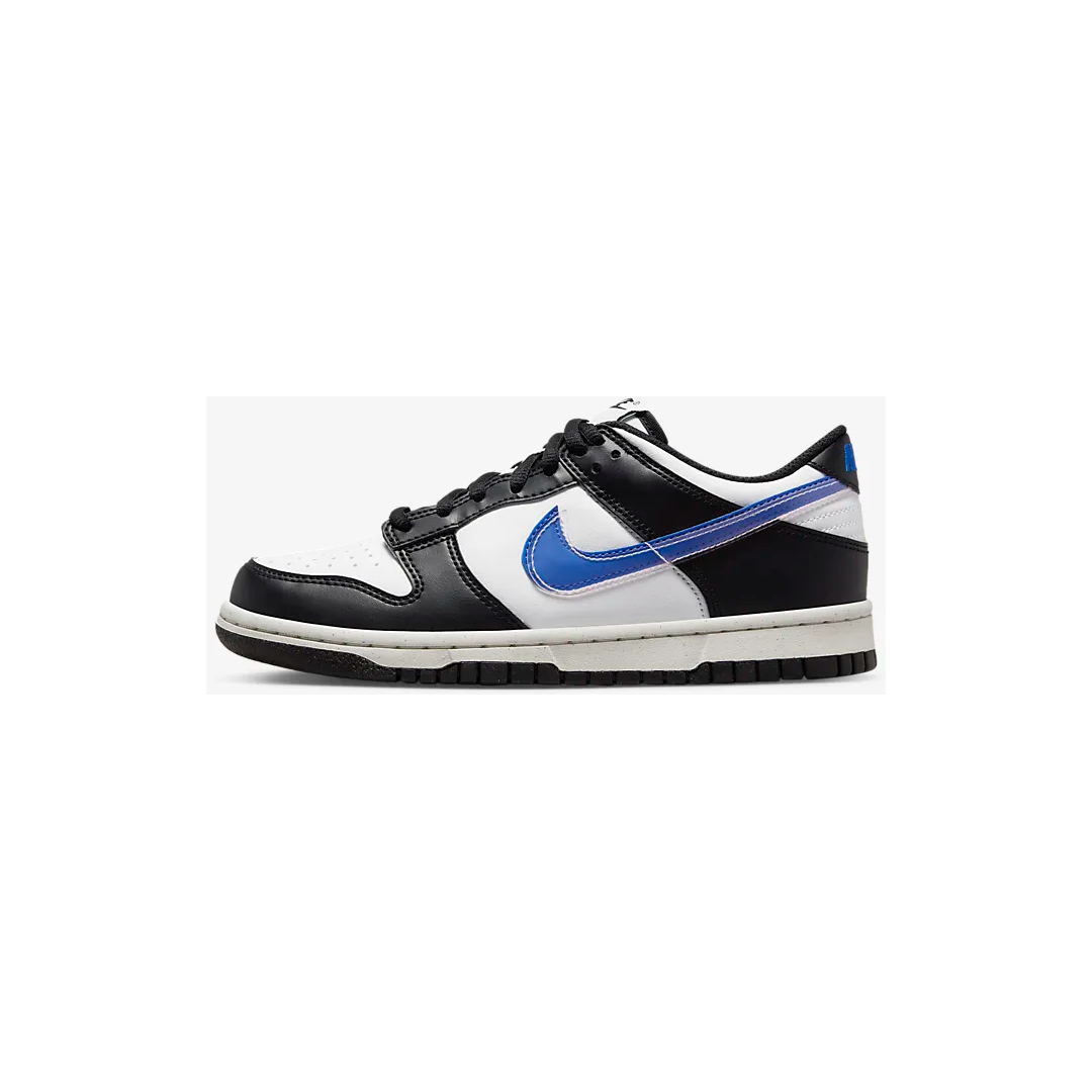 Nike Kids' Dunk Low Next Nature Shoes - Black / Hyper Royal / Summit White / Black