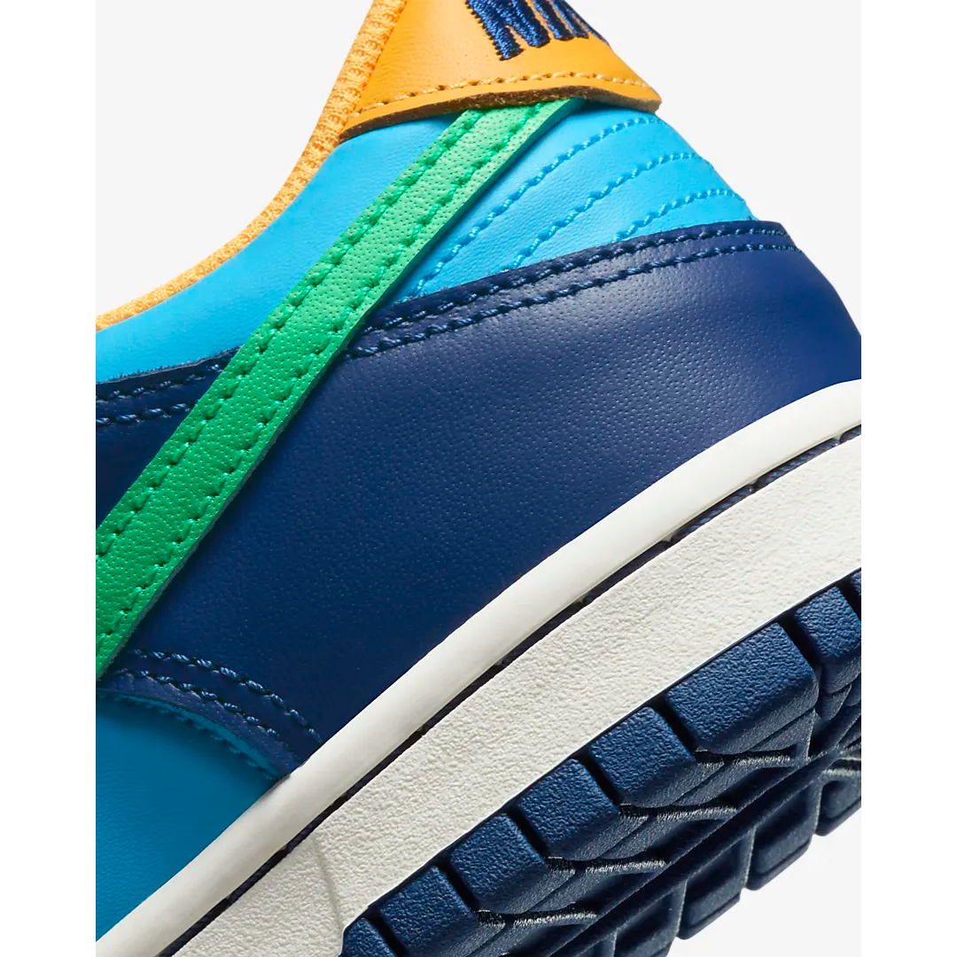 Nike Kids' Dunk Low Shoes - Baltic Blue / Deep Royal / Laser Orange / Electric Algae