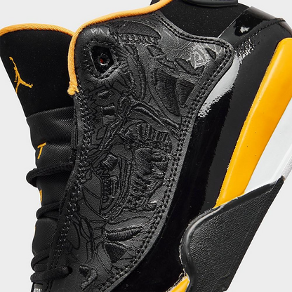 Nike Kids' Jordan Dub Zero Shoes - Black / Taxi Yellow / White / Icy Blue