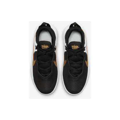 Nike Kids' Team Hustle D 10 Shoes - Black / White / Photon Dust / Metallic Gold