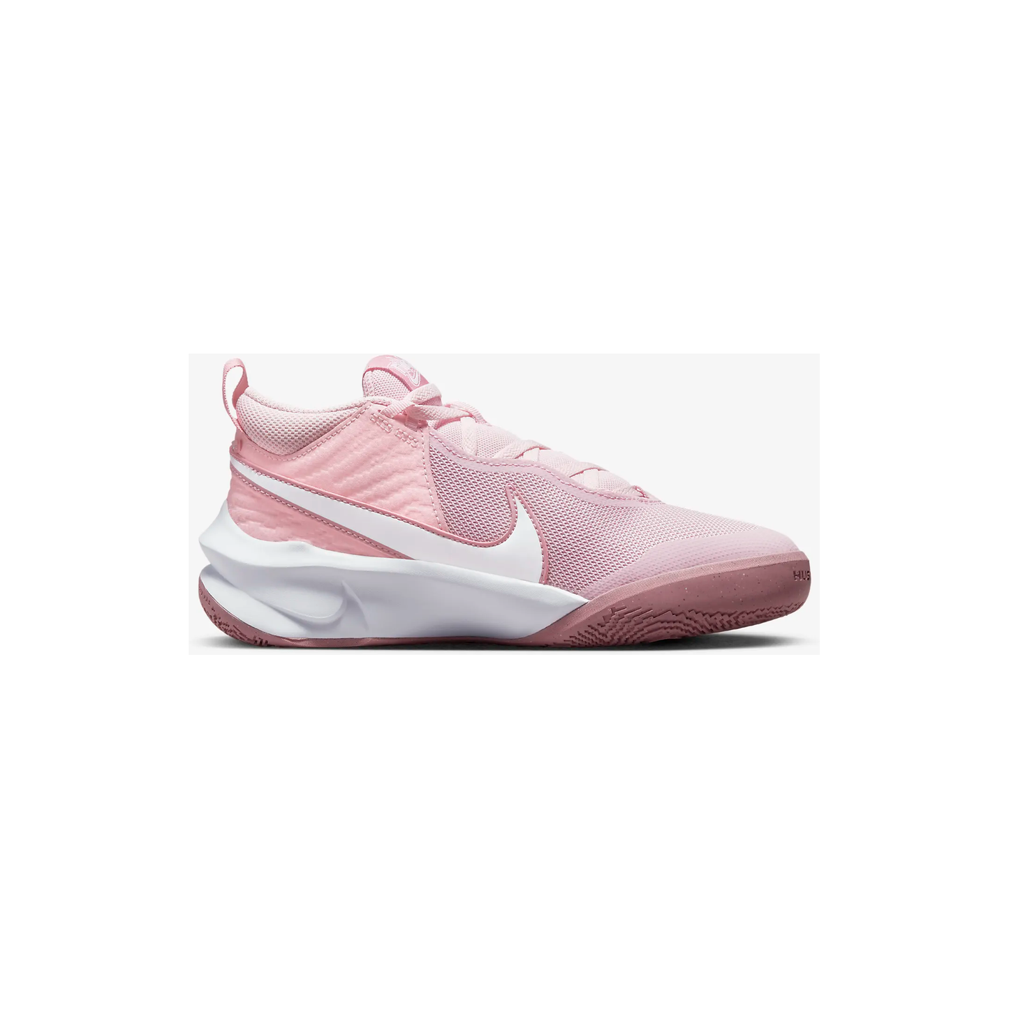 Nike Kids' Team Hustle D 10 Shoes - Pink Foam / Medium Soft Pink / Elemental Pink / White