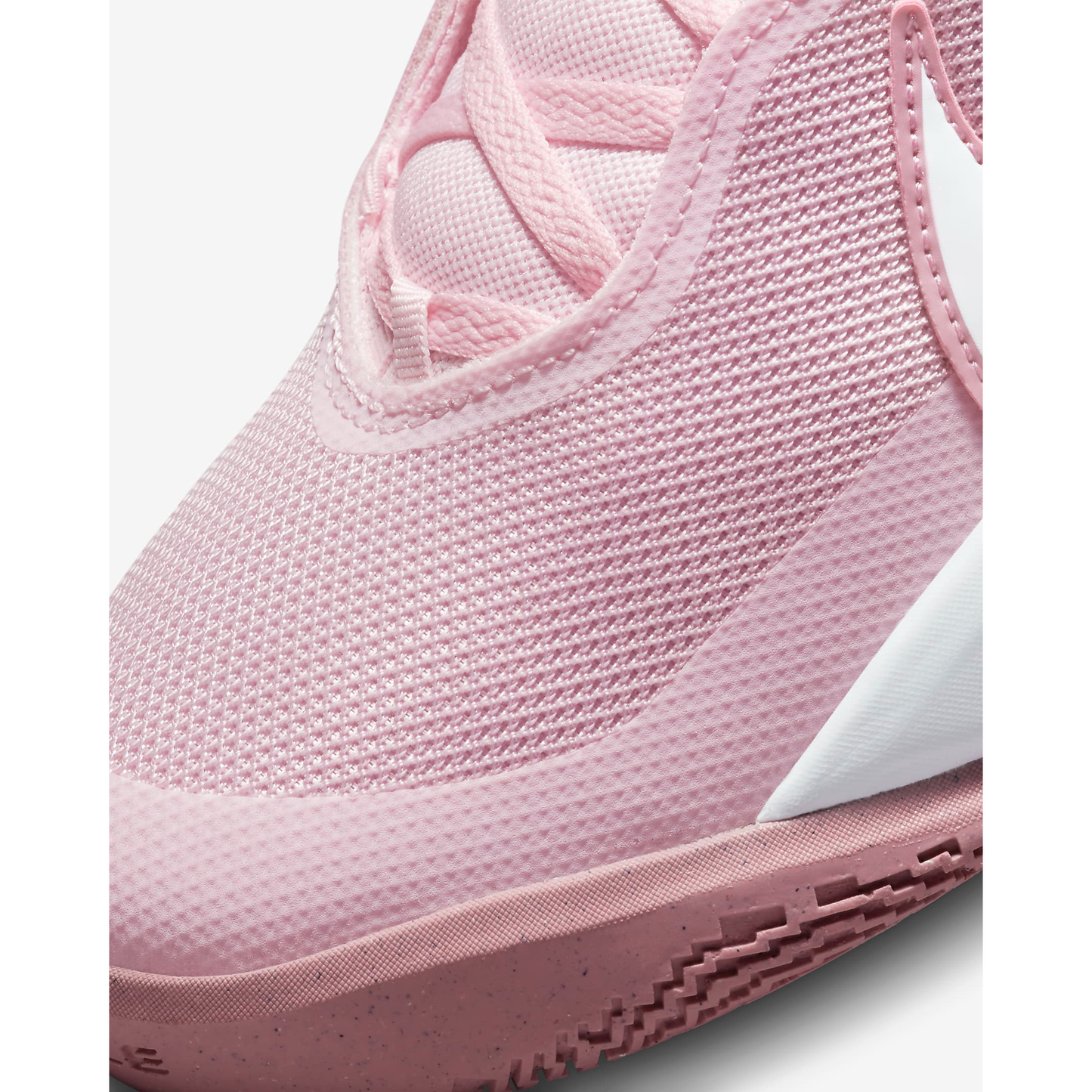 Nike Kids' Team Hustle D 10 Shoes - Pink Foam / Medium Soft Pink / Elemental Pink / White