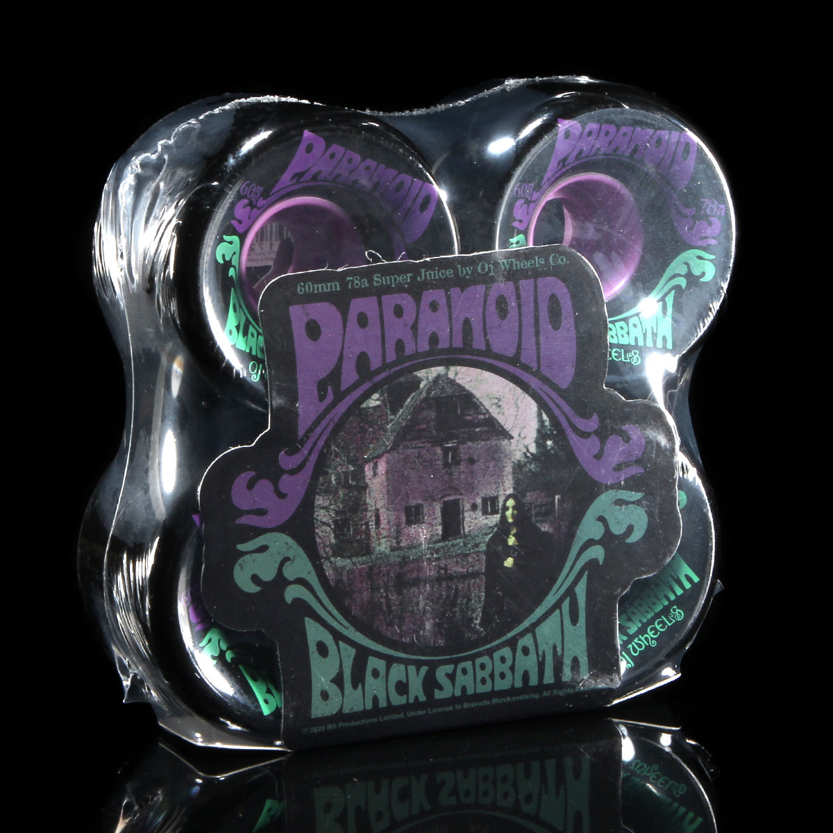 Black Sabbath Paranoid Super Juice Wheel 78a - 60mm