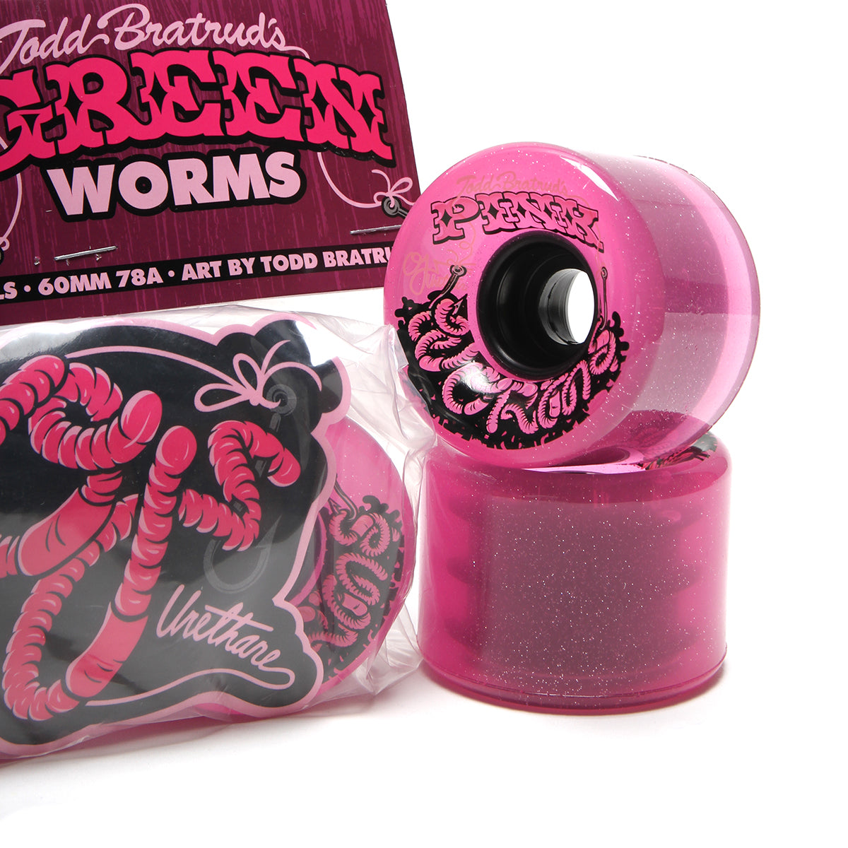 Pink Worms Super Juice Wheel 78a - 60mm