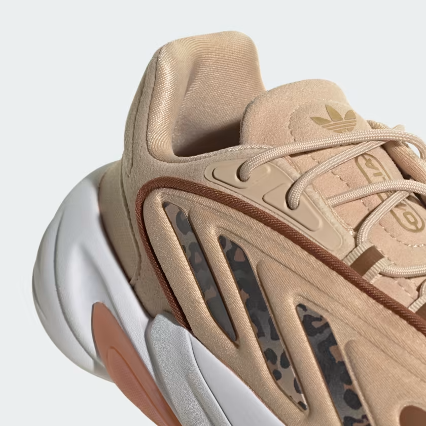 Adidas Women's Ozelia Shoes - Magic Beige / Wild Brown / Gold Metallic