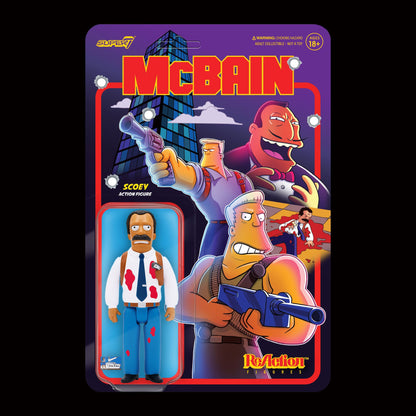 The Simpsons ReAction Wave 1 McBain - Scoey