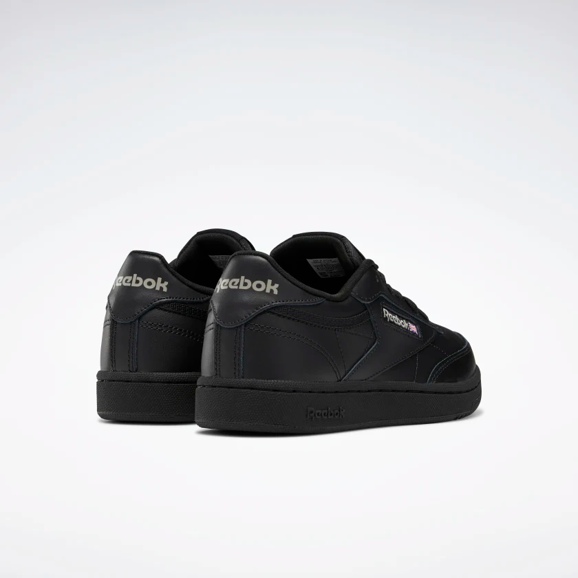 Reebok Kids' Club C GS Shoes - Black / Charcoal