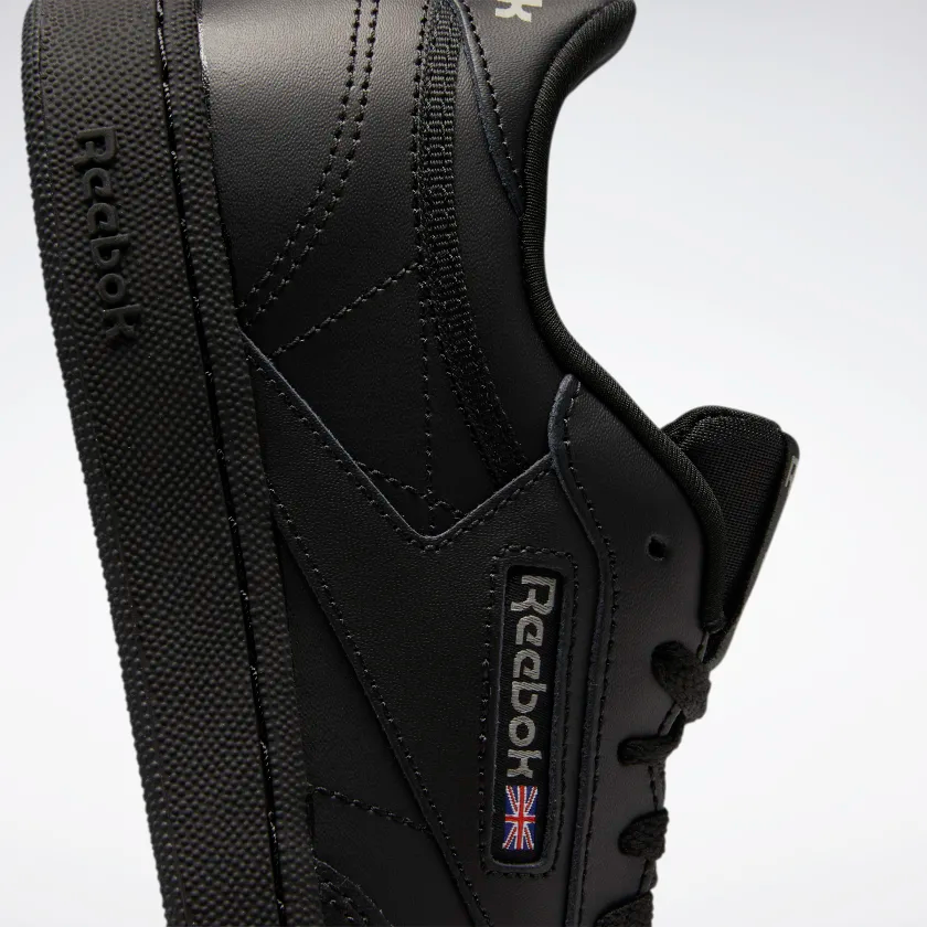 Reebok Kids' Club C GS Shoes - Black / Charcoal