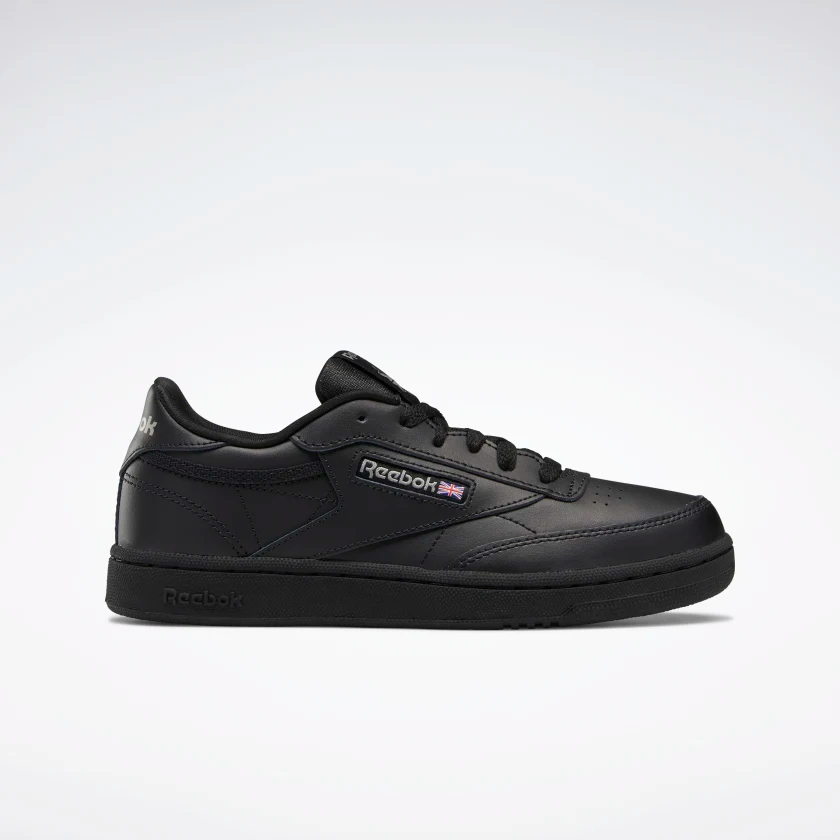 Reebok Kids' Club C GS Shoes - Black / Charcoal
