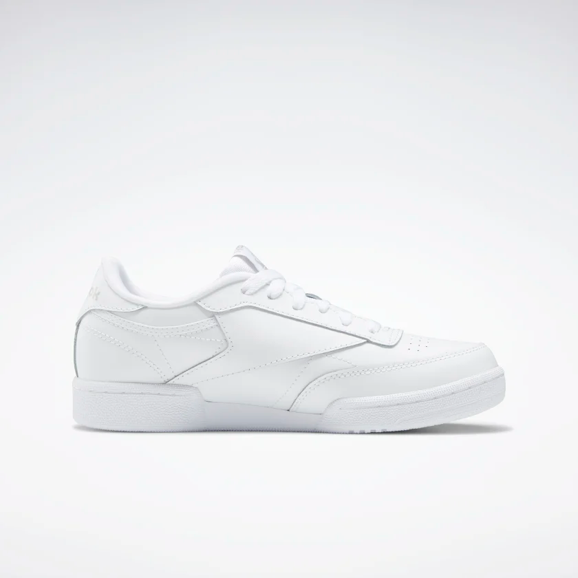 Reebok Kids' Club C Shoes - White / Sheer Grey