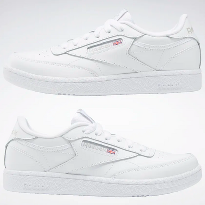 Reebok Kids' Club C Shoes - White / Sheer Grey