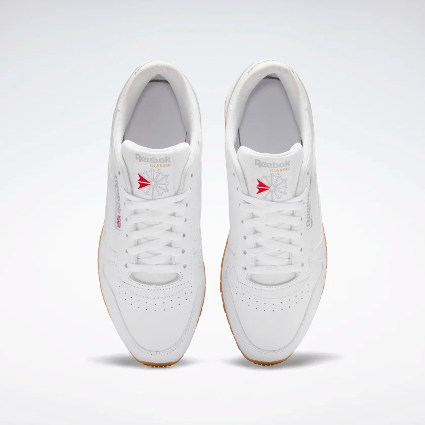 Reebok Men's Classic Leather Shoes - Ftwr White / Pure Grey 3 / Rubber Gum