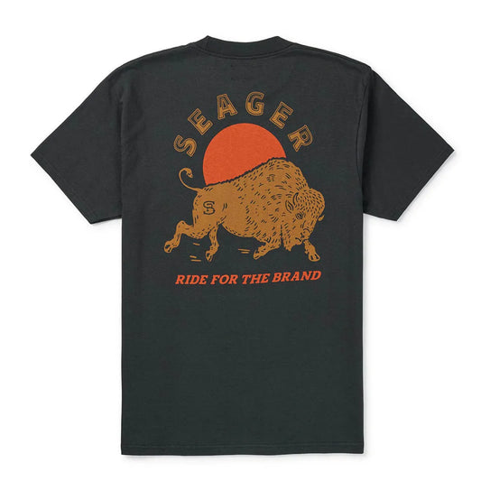Seager Ride For The Brand Tee- Vintage Black