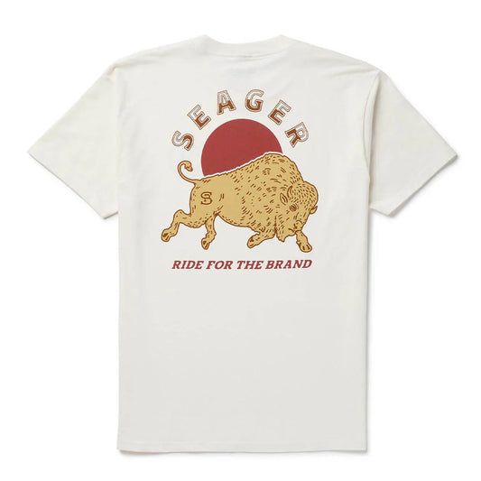 Seager Ride For The Brand Tee- Vintage White