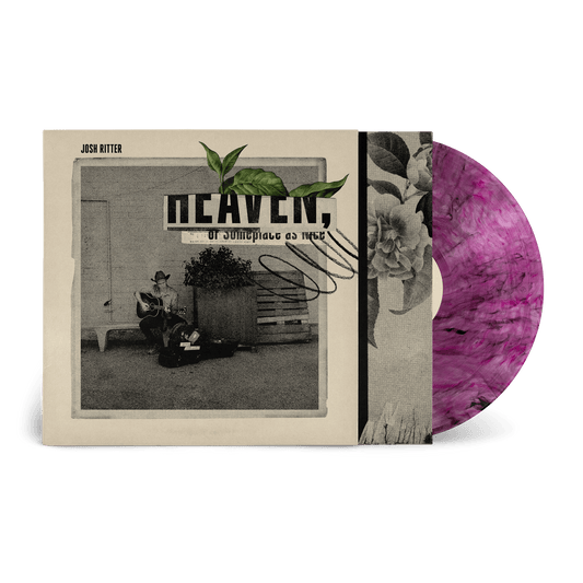 Josh Ritter- HEAVEN, Or Someplace As Nice (Transparent Strawberry w/ Black Swirl Exclusive Vinyl)