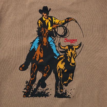 Seager Premium Rodeo Series Tee - Pigment Brown